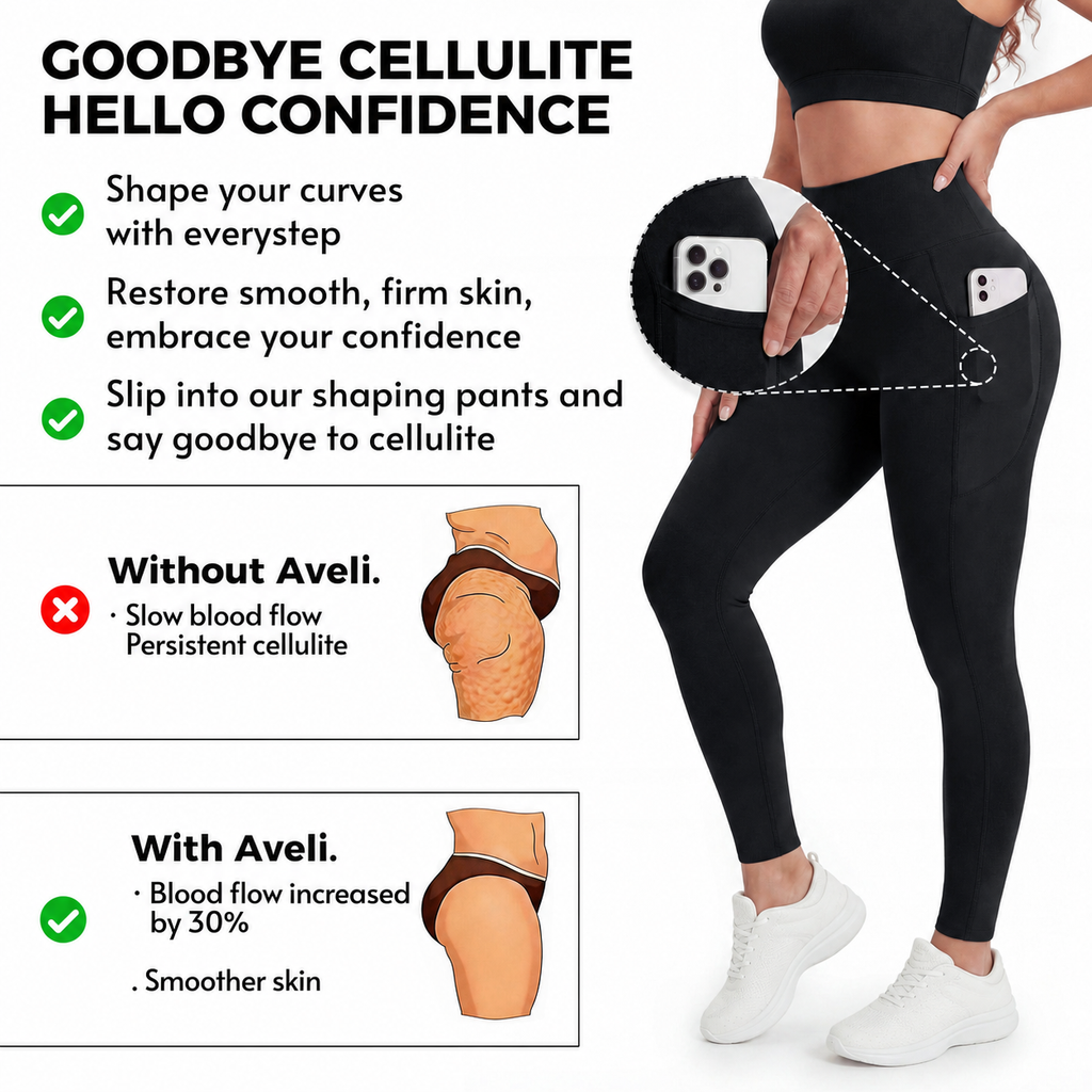 Aveli Pocket 3D Anti-Cellulite Sculpting Leggings