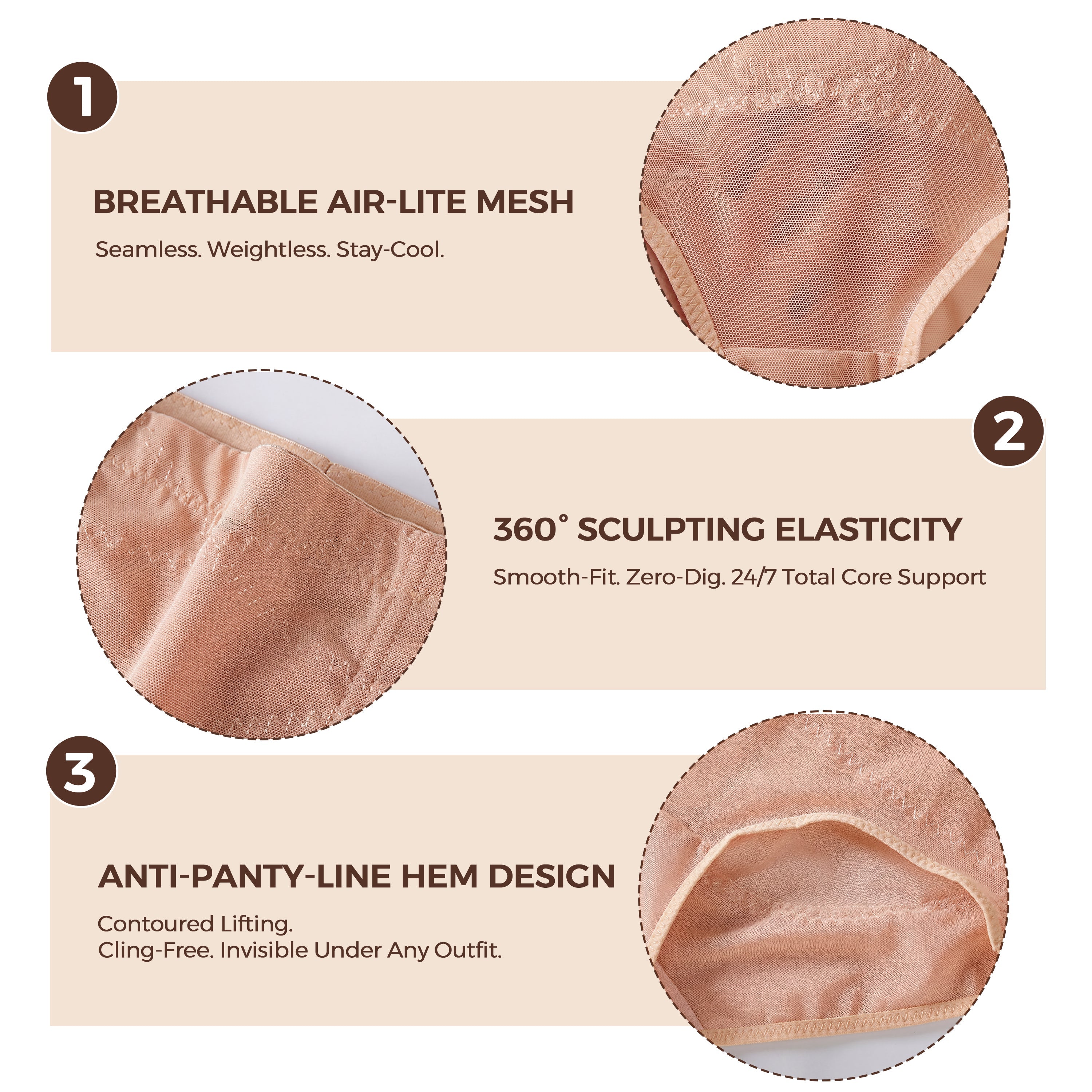 Aveli 3D Sculpt High-Waist Tummy Control Shaper