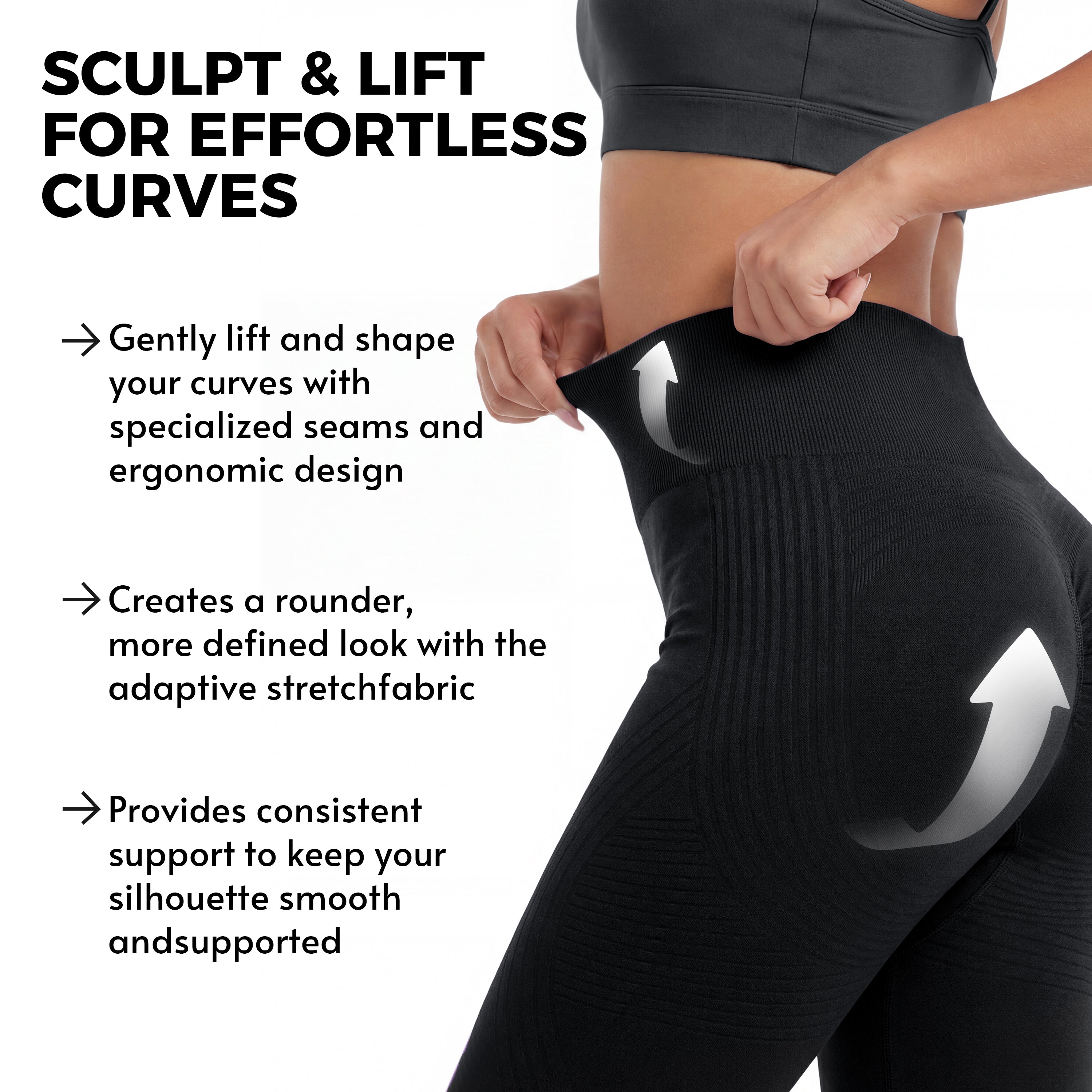 Aveli 3D Anti-Cellulite Short Leggings