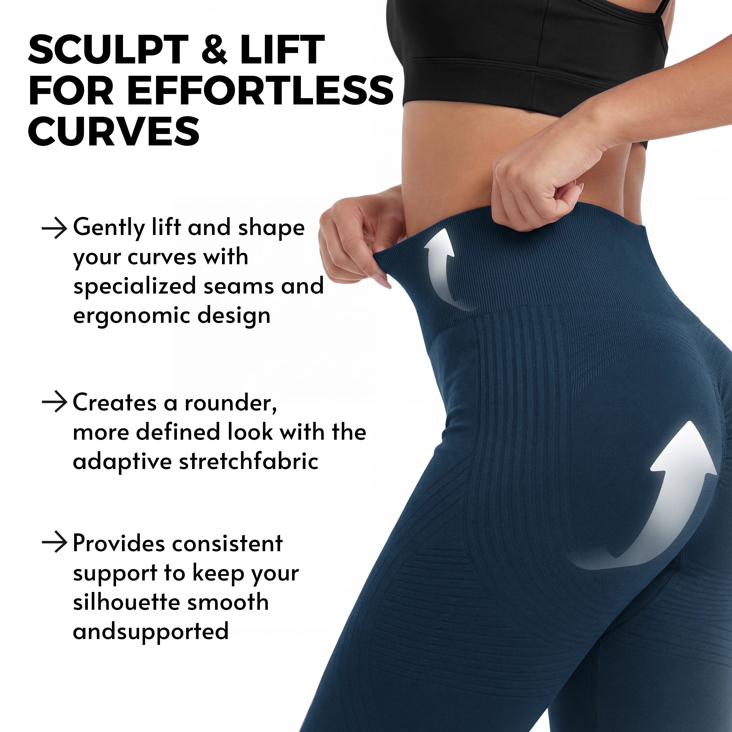 Aveli 3D Anti-Cellulite Short Leggings