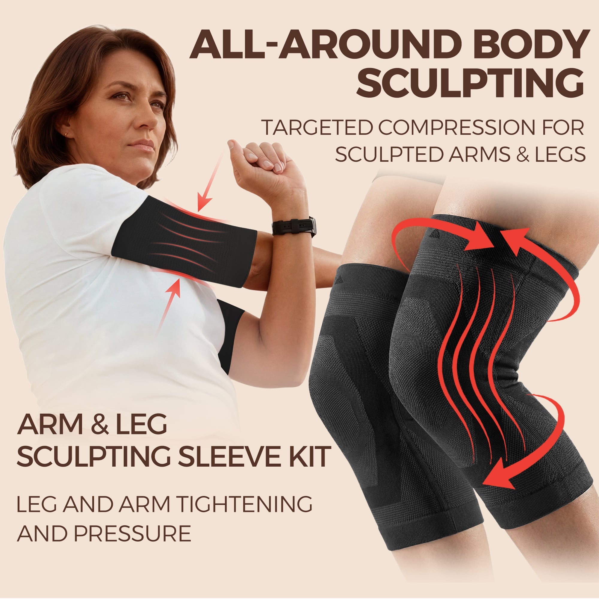 SILIX Sculpt Support Kit para braÃ§os e pernas