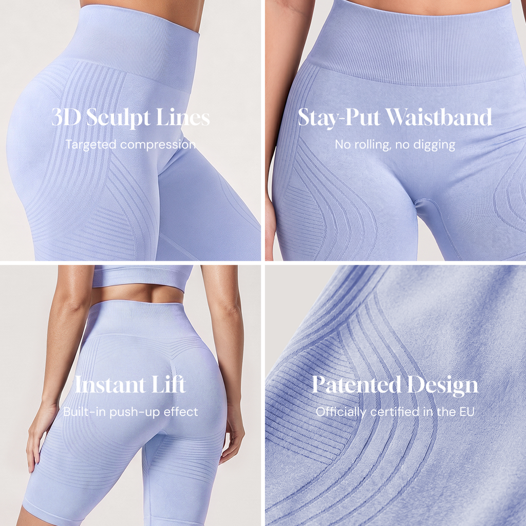 Aveli 3D Anti-Cellulite Short Leggings