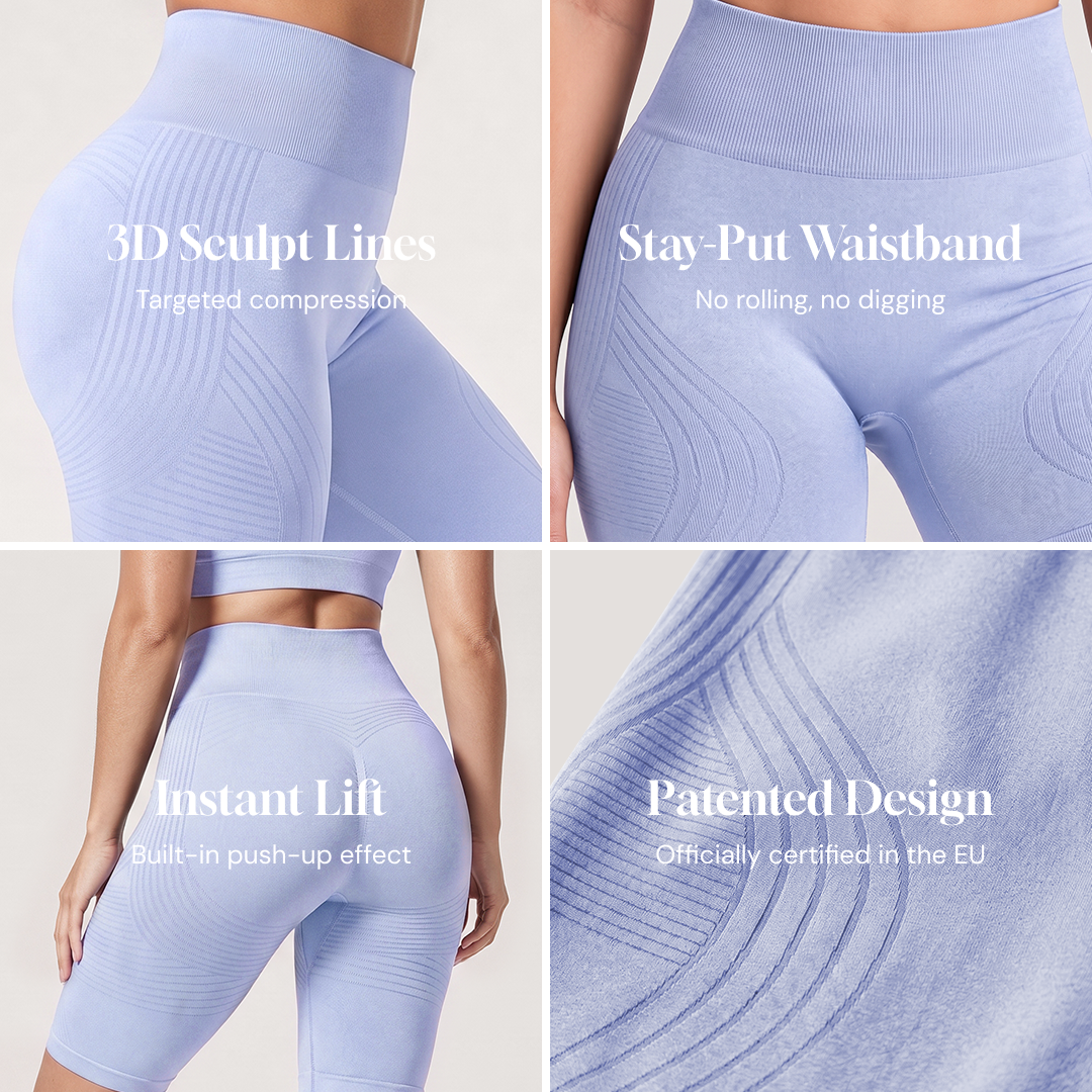 Aveli 3D Anti-Cellulite Short Leggings