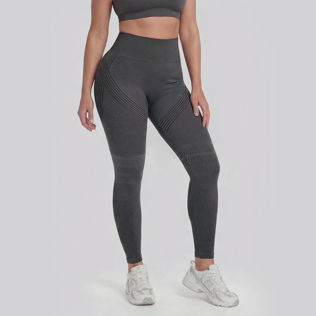 SILIX Sculpt Legging 3D em grafite